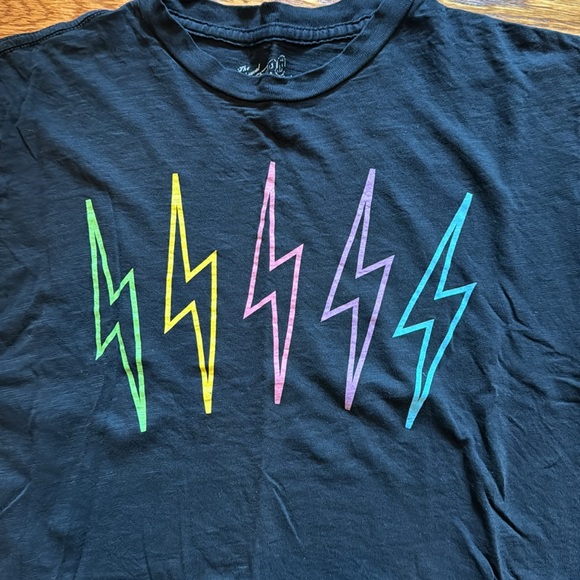 Retro Brand multi lightening bolt tshirt size large - Picture 2 of 3